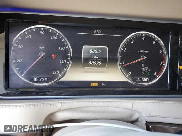 2014 Mercedes-Benz S S 550 with VIN WDDUG8CB3EA061374, listed as a Copart auction lot 51521995 with 88,678 mi miles and Salvage Title. Bid and sale history available at carsss.com. Image 9.