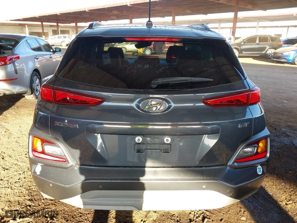 2018 Hyundai Kona Ultimate with VIN KM8K53A51JU097785, listed as a IAAI auction lot 41311804 with 94,446 mi miles. Bid and sale history available at carsss.com. Image 16.