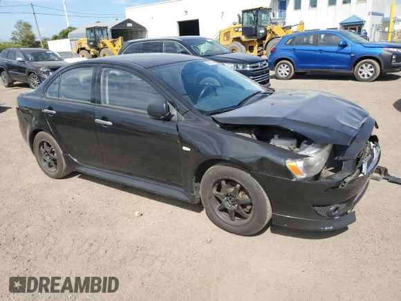 2014 Mitsubishi Lancer DE with VIN JA32U1FU5EU606549, listed as a Copart auction lot 69962674 with 169,341 mi miles and Salvage Title. Bid and sale history available at DreamBid. Image 4.