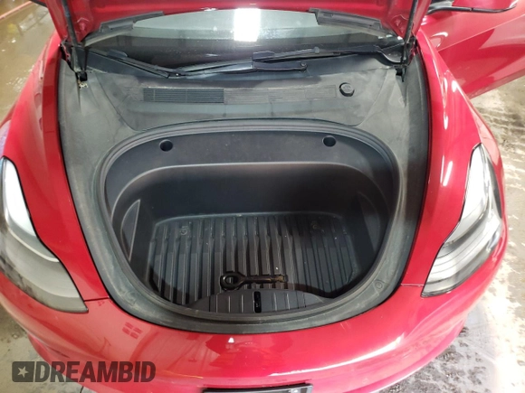 2022 Tesla Model 3 with VIN 5YJ3E1EA8NF289661, listed as a Copart auction lot 52350675 with 153,797 mi miles and Salvage Title. Bid and sale history available at DreamBid. Image 11.