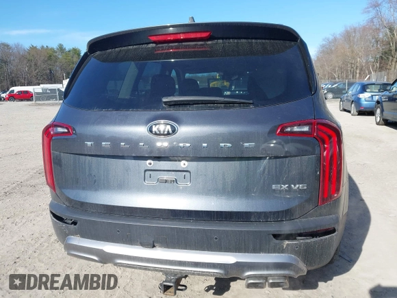 2021 Kia Telluride EX with VIN 5XYP34HC7MG126819, listed as a IAAI auction lot 41967726 with 65,720 mi miles and . Bid and sale history available at DreamBid. Image 16.