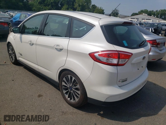2017 Ford C-Max Energi Titanium with VIN 1FADP5FU3HL105023, listed as a Copart auction lot 65458784 with 64,443 mi miles and Salvage Title. Bid and sale history available at carsss.com. Image 2.