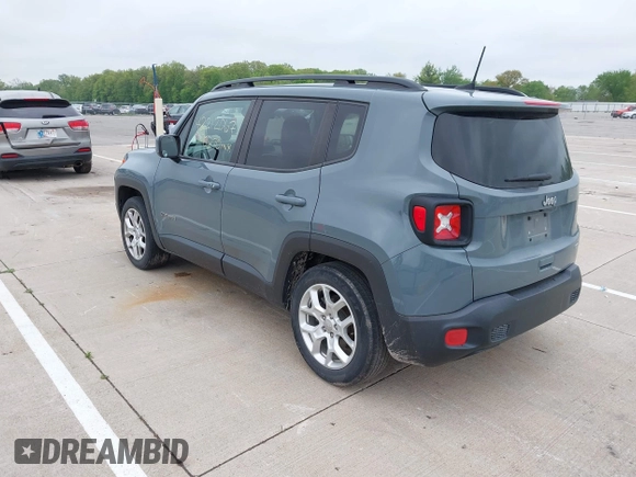2018 Jeep Renegade Latitude with VIN ZACCJABB9JPH20388, listed as a IAAI auction lot 42212067 with 90,270 mi miles and . Bid and sale history available at DreamBid. Image 3.
