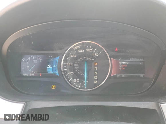 2011 Ford Edge SEL with VIN 2FMDK3JC1BBB26693, listed as a Copart auction lot 52870505 with 124,212 mi miles and Clean Title. Bid and sale history available at DreamBid. Image 9.