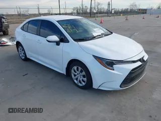 2025 Toyota Corolla LE with VIN 5YFB4MDE0SP236862, listed as a IAAI auction lot 41339806 with 1,563 mi miles. Bid and sale history available at carsss.com. Image 1.