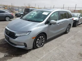 2024 Honda Odyssey EX-L with VIN 5FNRL6H67RB046630, listed as a IAAI auction lot 41933690 with 35,880 mi miles and . Bid and sale history available at DreamBid. Image 18.
