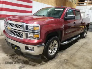 2014 Chevrolet Silverado 1500 LT with VIN 3GCUKREC8EG556479, listed as a Copart auction lot 56054615 with 118,524 mi miles and Salvage Title. Bid and sale history available at DreamBid. Image 1.