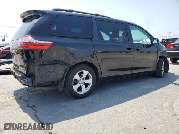 2017 Toyota Sienna LE Auto Access Seat with VIN 5TDKZ3DC3HS862142, listed as a Copart auction lot 55682985 with 85,833 mi miles and Salvage title. Bid and sale history available at DreamBid. Image 3.