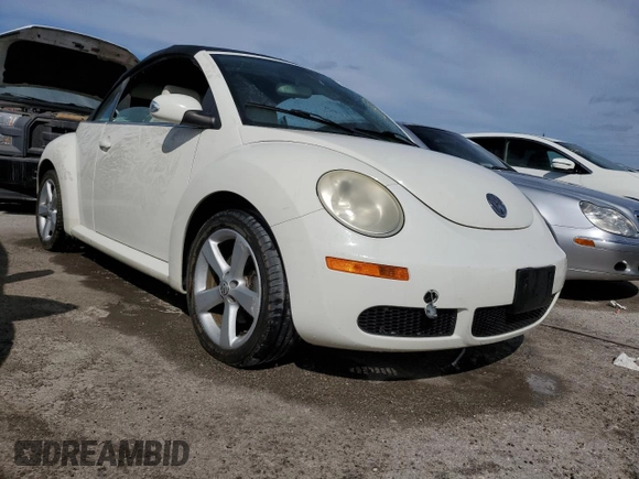 2007 Volkswagen Beetle with VIN 3VWFG31Y47M410557, listed as a Copart auction lot 74986374 with 78,144 mi miles and Salvage Title. Bid and sale history available at DreamBid. Image 4.