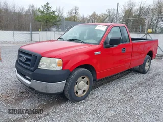 2005 Ford F-150 XL with VIN 1FTRF12WX5NC06045, listed as a IAAI auction lot 41917004 with 296,753 mi miles. Bid and sale history available at carsss.com. Image 2.