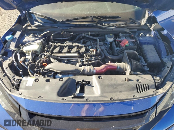2018 Honda Civic Si Coupe with VIN 2HGFC3A54JH757074, listed as a Copart auction lot 80160644 with 121,333 mi miles and Salvage Title. Bid and sale history available at carsss.com. Image 12.