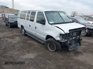 2013 Ford Econoline Passenger XL with VIN 1FBSS3BL0DDA90801, listed as a IAAI auction lot 41599448 with 234,881 mi miles. Bid and sale history available at carsss.com. Image 1.