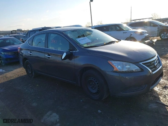 2013 Nissan Sentra SR with VIN 3N1AB7AP6DL689976, listed as a IAAI auction lot 41500587 with 90,925 mi miles. Bid and sale history available at carsss.com. Image 1.