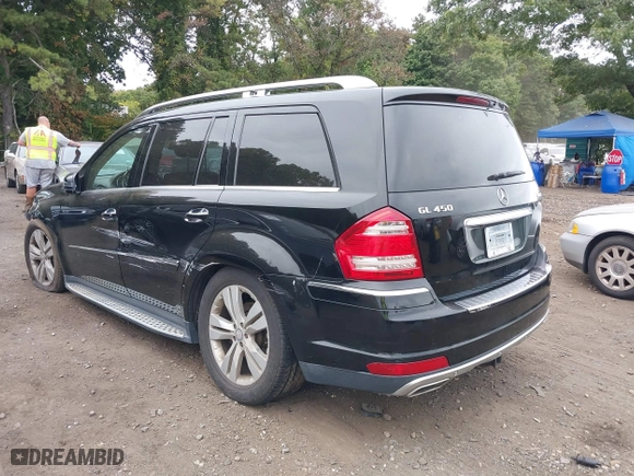 2011 Mercedes-Benz GL-Class GL 450 with VIN 4JGBF7BE6BA635581, listed as a IAAI auction lot 40401205 with 112,344 mi miles. Bid and sale history available at carsss.com. Image 3.