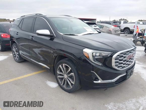 2019 GMC Terrain Denali with VIN 3GKALSEX9KL103294, listed as a IAAI auction lot 41222541 with 114,984 mi miles. Bid and sale history available at carsss.com. Image 1.