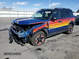 2024 Ford Bronco with VIN 3FMCR9K65RRF36699, listed as a Copart auction lot 48768955 with 10,050 mi miles and Salvage title. Bid and sale history available at DreamBid. Image 1.
