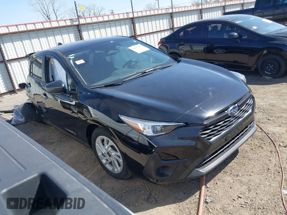 2024 Subaru Impreza with VIN JF1GUABC9R8218880, listed as a IAAI auction lot 41851203 with 34,108 mi miles and . Bid and sale history available at DreamBid. Image 1.