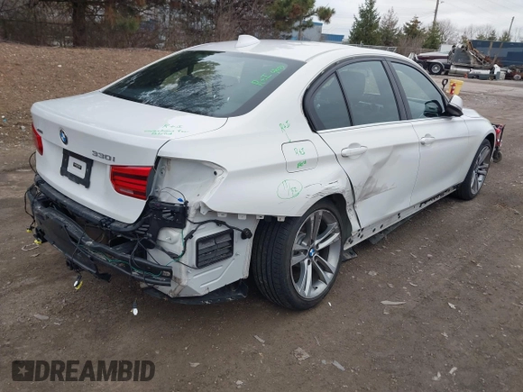 2017 BMW 3 Series 330i xDrive with VIN WBA8D9C36HA005515, listed as a IAAI auction lot 41853555 with 65,265 mi miles and . Bid and sale history available at DreamBid. Image 4.
