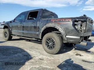 2024 Ford F-150 Raptor with VIN 1FTFW1RG3RFB11151, listed as a Copart auction lot 42825835 with 8,270 mi miles and Salvage Title. Bid and sale history available at DreamBid. Image 2.