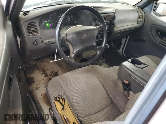 2002 Ford Ranger XL with VIN 1FTYR10U82PB52832, listed as a Copart auction lot 49233355 with 260,241 mi miles and Salvage Title. Bid and sale history available at carsss.com. Image 8.