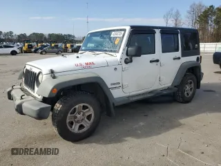 2013 Jeep Wrangler Unlimited Sport RHD with VIN 1C4BJWKG8DL573266, listed as a Copart auction lot 43340735 with 275,994 mi miles and Salvage title. Bid and sale history available at DreamBid. Image 1.