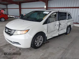 2015 Honda Odyssey EX-L with VIN 5FNRL5H64FB084175, listed as a IAAI auction lot 41943540 with 67,902 mi miles and . Bid and sale history available at carsss.com. Image 17.
