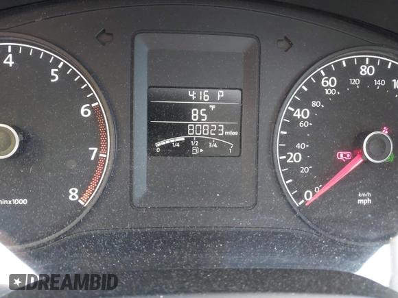 2013 Volkswagen Jetta S with VIN 3VW2K7AJ2DM368232, listed as a IAAI auction lot 42491608 with 80,823 mi miles and . Bid and sale history available at DreamBid. Image 15.