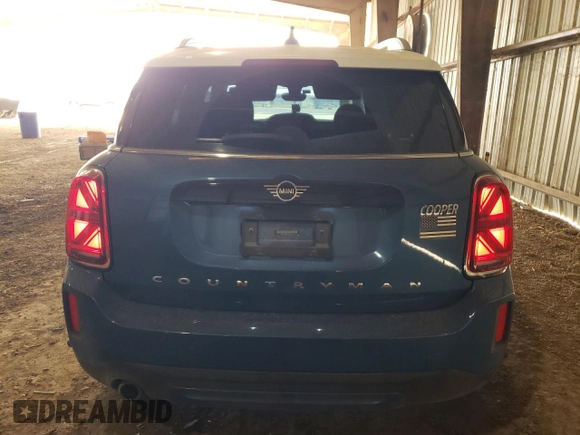 2021 MINI Countryman Oxford Edition with VIN WMZ23BR01M3M77118, listed as a Copart auction lot 66974374 with 36,401 mi miles and Salvage Title. Bid and sale history available at carsss.com. Image 6.
