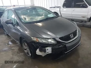 2014 Honda Civic Sedan LX with VIN 19XFB2F53EE044723, listed as a IAAI auction lot 41727499 with 233,635 mi miles. Bid and sale history available at carsss.com. Image 6.