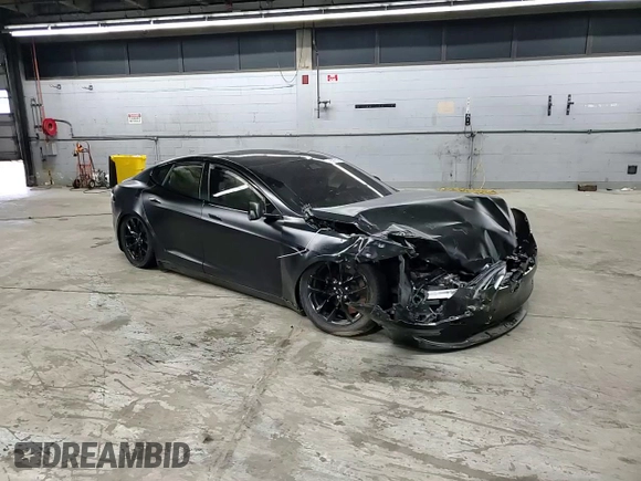 2022 Tesla Model S Plaid с VIN 5YJSA1E65NF487665, выставлен на аукционе Copart как лот 55261025 с пробегом Не указан миль и Списание • Salvage title. История ставок и продаж доступна на DreamBid. Изображение 14.