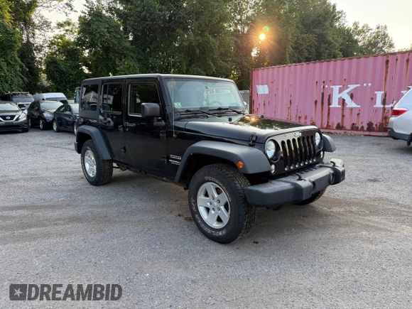 2015 Jeep Wrangler Unlimited Sport with VIN 1C4BJWDG8FL502570, listed as a Copart auction lot 65854505 with 120,541 mi miles and Clean title. Bid and sale history available at DreamBid. Image 1.