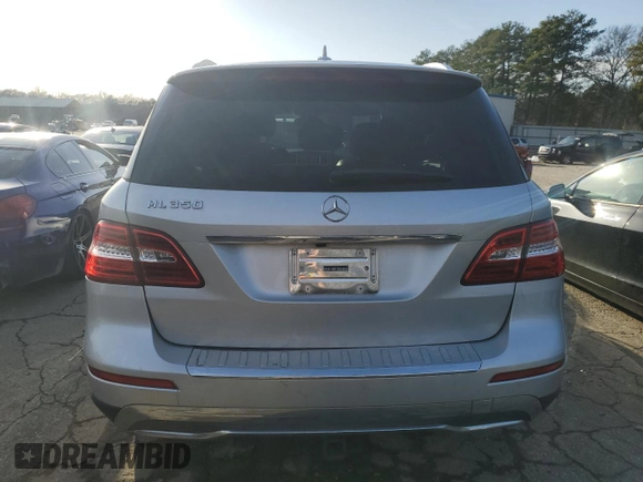2014 Mercedes-Benz M 350 with VIN 4JGDA5JB6EA286414, listed as a Copart auction lot 45211705 with 165,043 mi miles and Salvage Title. Bid and sale history available at carsss.com. Image 6.