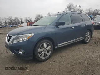 2013 Nissan Pathfinder Platinum with VIN 5N1AR2MM2DC606080, listed as a Copart auction lot 50300695 with 189,911 mi miles and Clean Title. Bid and sale history available at carsss.com. Image 1.