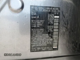 2016 Nissan Rogue SV with VIN KNMAT2MV9GP671536, listed as a Copart auction lot 53640395 with 68,646 mi miles and Salvage Title. Bid and sale history available at carsss.com. Image 14.