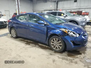 2015 Hyundai Elantra SE with VIN 5NPDH4AE7FH582461, listed as a Copart auction lot 51911745 with 49,610 mi miles and Salvage Title. Bid and sale history available at carsss.com. Image 4.