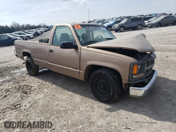 1996 Chevrolet Silverado 1500 with VIN 1GCEC14W6TZ165097, listed as a Copart auction lot 48853555 with 205,981 mi miles and Salvage Title. Bid and sale history available at DreamBid. Image 4.