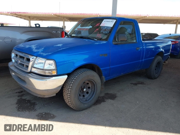 1999 Ford Ranger XL with VIN 1FTYR10V4XUB00261, listed as a IAAI auction lot 42468204 with 254,132 mi miles and . Bid and sale history available at DreamBid. Image 2.