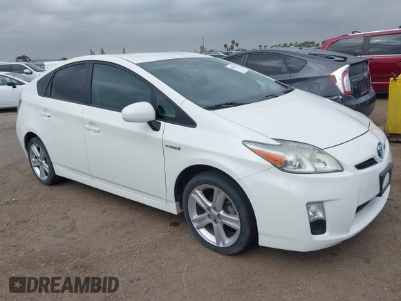 2010 Toyota Prius II with VIN JTDKN3DU0A0189680, listed as a IAAI auction lot 42183701 with 172,909 mi miles. Bid and sale history available at carsss.com. Image 1.