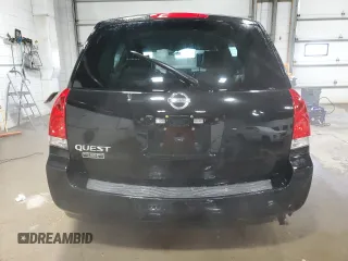 2007 Nissan Quest S with VIN 5N1BV28U67N134677, listed as a Copart auction lot 88017665 with 145,061 mi miles and Salvage Title. Bid and sale history available at carsss.com. Image 6.