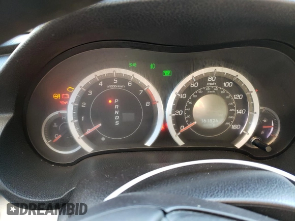 2010 Acura TSX with VIN JH4CU2F69AC005317, listed as a Copart auction lot 48980225 with 161,826 mi miles and Salvage Title. Bid and sale history available at carsss.com. Image 9.