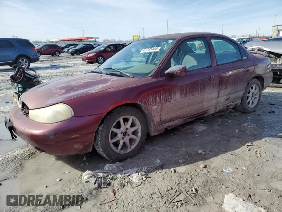 1998 Ford Contour LX with VIN 1FAFP66L4WK261970, listed as a Copart auction lot 42735485 with 106,450 mi miles and Salvage title. Bid and sale history available at DreamBid. Image 1.