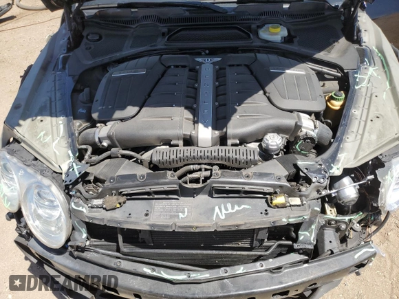 2010 Bentley Continental GT with VIN SCBDP3ZA8AC062503, listed as a Copart auction lot 67096414 with 45,588 mi miles and Salvage Title. Bid and sale history available at DreamBid. Image 11.