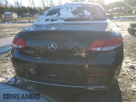 2023 Mercedes-Benz C 300 with VIN W1KWK8EB5PG132823, listed as a Copart auction lot 87249864 with 9,202 mi miles and Salvage Title. Bid and sale history available at DreamBid. Image 6.