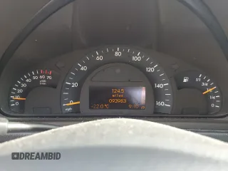 2001 Mercedes-Benz C 320 with VIN WDBRF64J81F045177, listed as a Copart auction lot 71381124 with 93,983 mi miles and Salvage Title. Bid and sale history available at DreamBid. Image 9.