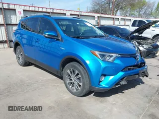 2016 Toyota RAV4 Hybrid XLE with VIN JTMRJREV5GD014170, listed as a IAAI auction lot 41822178 with 89,676 mi miles. Bid and sale history available at carsss.com. Image 1.