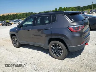 2019 Jeep Compass Trailhawk z VIN 3C4NJDDB1KT722170, wystawiony jako Copart lot #65063285 z przebiegiem 91 809 mil mil oraz Czysty tytuł • Clean title. Historia ofert i sprzedaży dostępna na DreamBid. Obrazek 2.