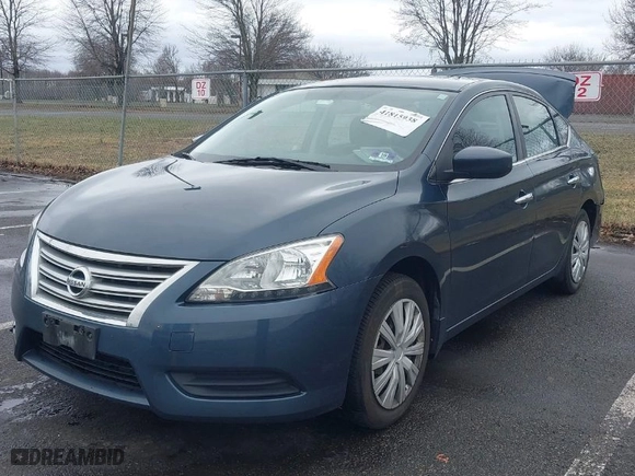 2013 Nissan Sentra SR with VIN 3N1AB7AP4DL771138, listed as a IAAI auction lot 41815938 with 100,529 mi miles. Bid and sale history available at carsss.com. Image 2.