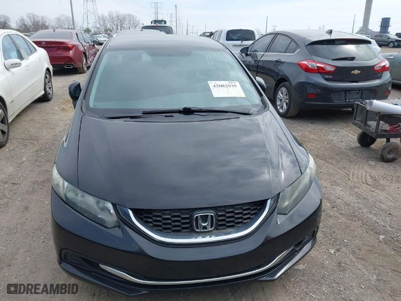 2015 Honda Civic Sedan LX with VIN 19XFB2F53FE067744, listed as a IAAI auction lot 42082935 with 151,553 mi miles. Bid and sale history available at carsss.com. Image 12.
