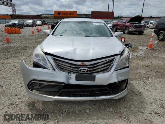 2015 Hyundai Azera with VIN KMHFG4JG9FA469367, listed as a Copart auction lot 61413525 with 136,608 mi miles and Salvage title. Bid and sale history available at DreamBid. Image 5.