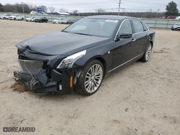 2017 Cadillac CT6 Luxury AWD with VIN 1G6KD5RS5HU205139, listed as a Copart auction lot 44358605 with NaN miles and Clean Title. Bid and sale history available at carsss.com. Image 1.